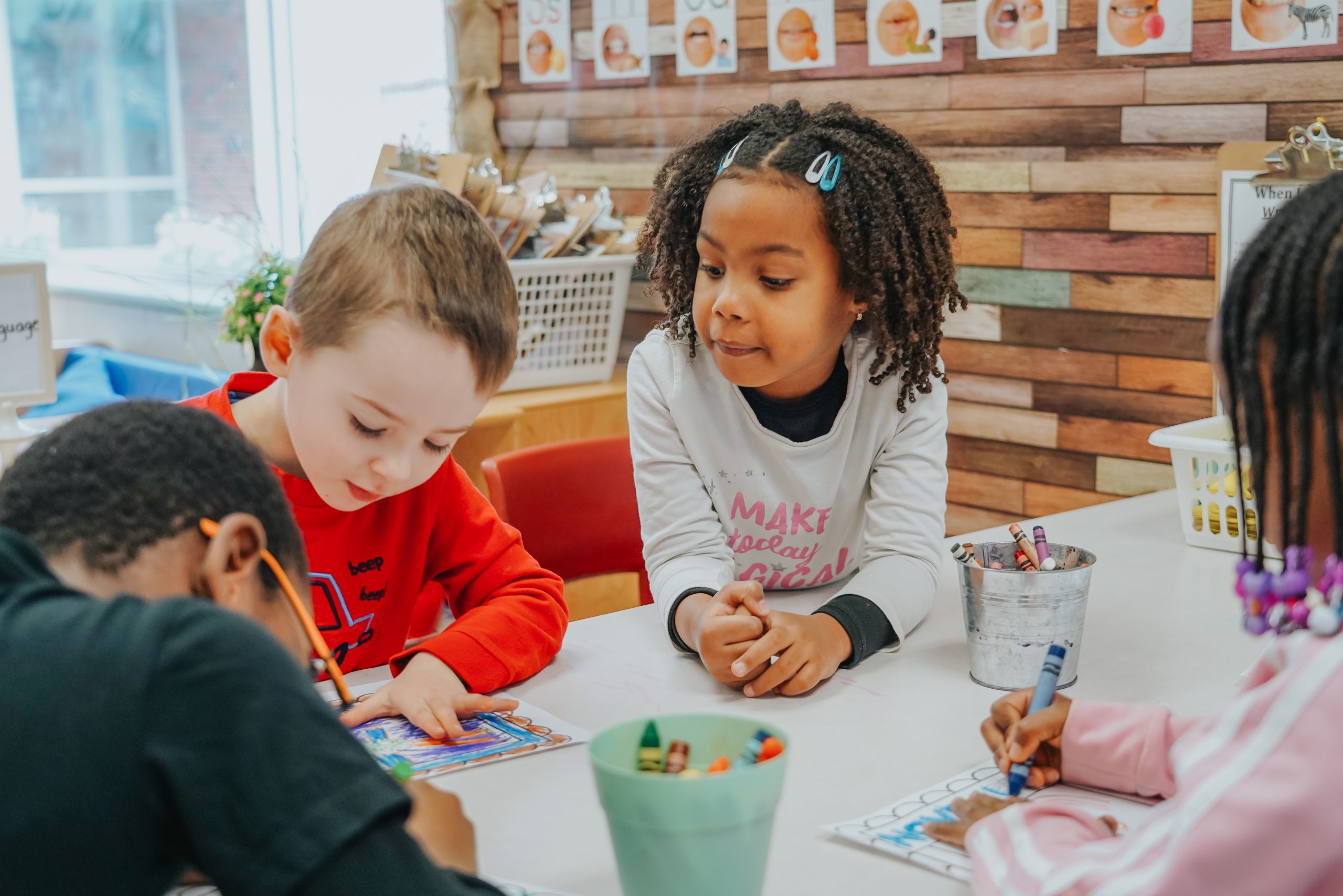 OCSB children in a Kindergarten classroom