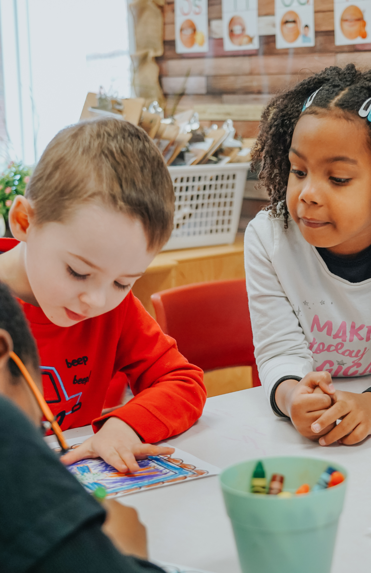 OCSB children in a Kindergarten classroom